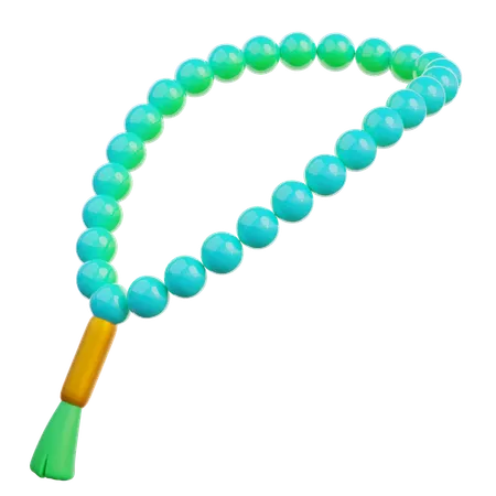 Prayer Beads Ramadan 3 D Icon 3D Icon