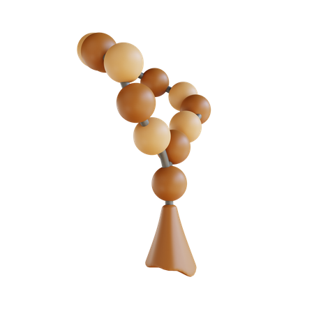 Prayer Beads  3D Illustration