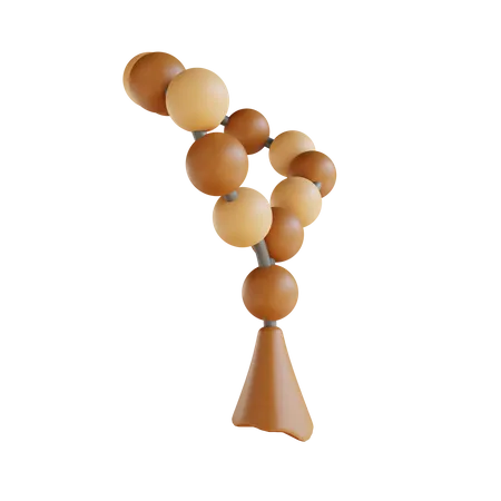 Prayer Beads  3D Illustration