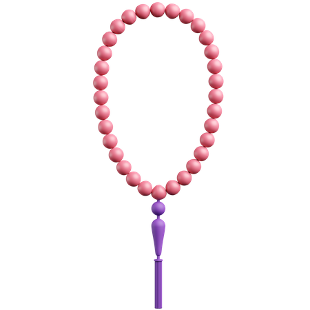 Prayer Beads  3D Illustration