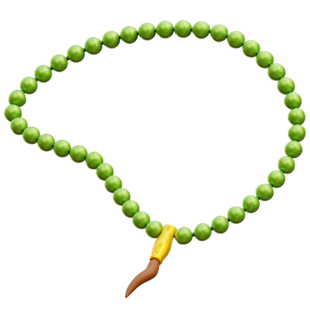 Prayer Beads  3D Illustration