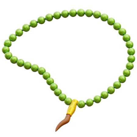 Prayer Beads  3D Illustration