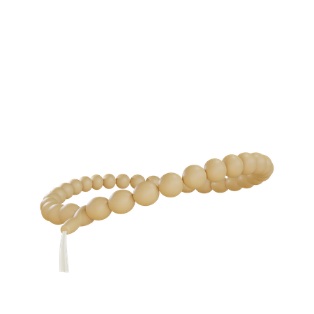 Prayer Beads  3D Illustration