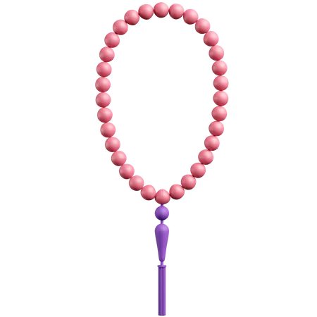 Prayer Beads 3D Illustration