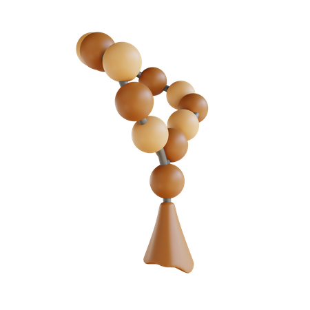 Prayer Beads 3D Illustration