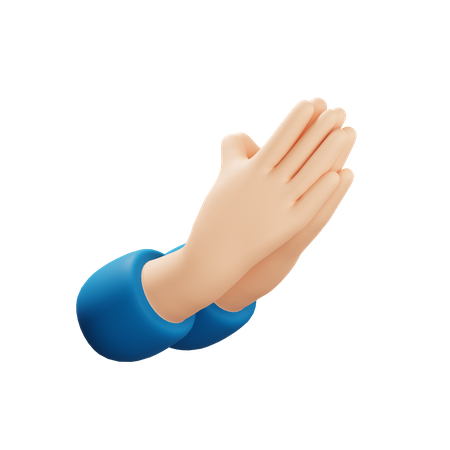 Prayer Hand  3D Icon