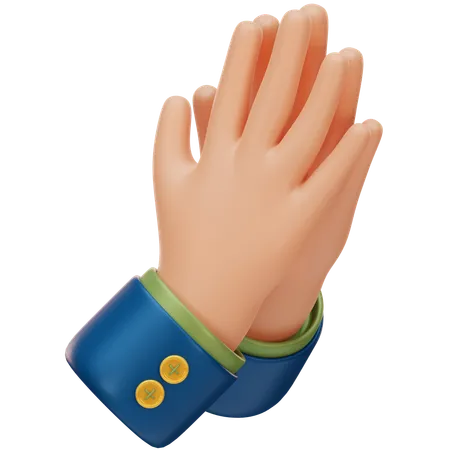 Prayer Hand  3D Icon