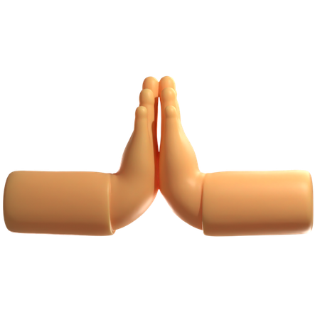 Prayer Hand  3D Icon