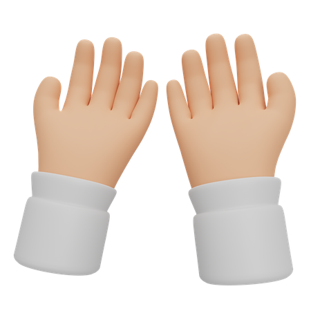 Prayer Hand  3D Illustration