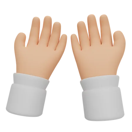 Prayer Hand  3D Illustration