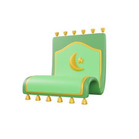 Prayer Rug  3D Illustration