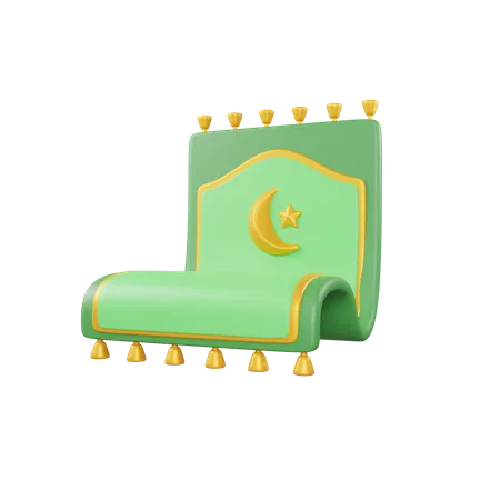 Prayer Rug  3D Illustration