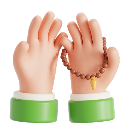 Praying  3D Icon