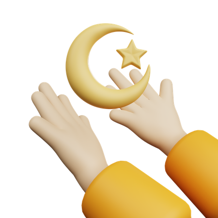 Praying  3D Icon
