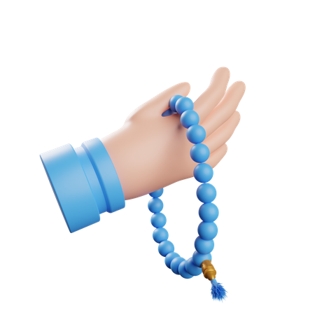 Praying Beads  3D Illustration