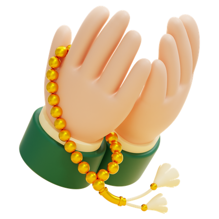Praying hand  3D Icon