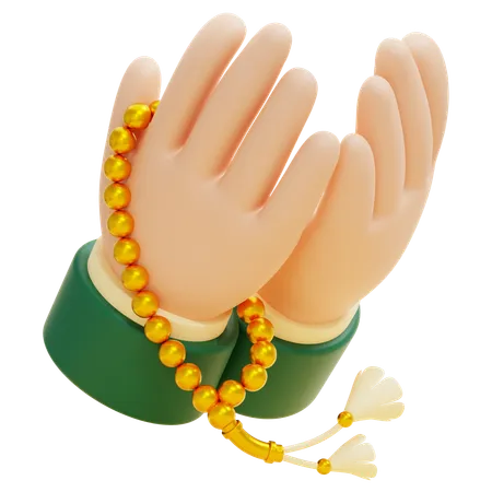 Praying hand  3D Icon