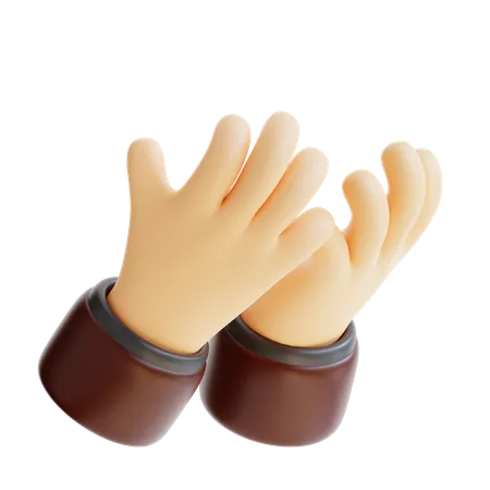 3 D Rendering Praying Hand Icon 3D Icon