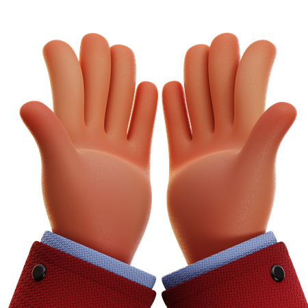 Praying Hand  3D Icon