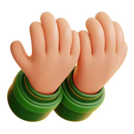 Praying Hand  3D Icon