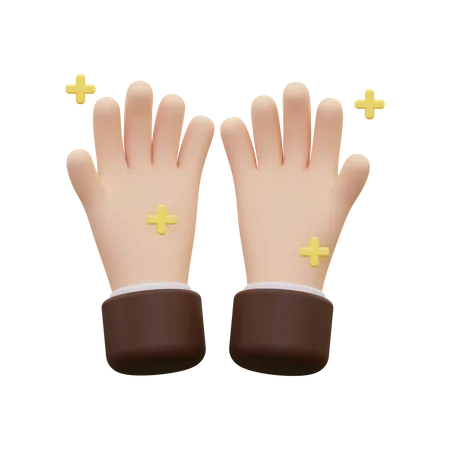 Praying Hand  3D Icon