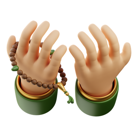 Praying Hand  3D Icon