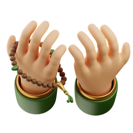 Praying Hand  3D Icon