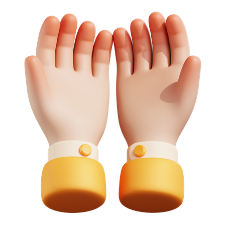Praying Hand  3D Icon