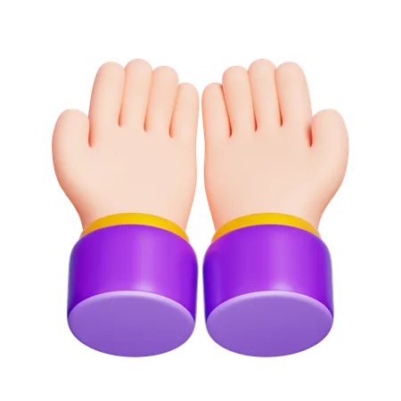 Praying Hand  3D Icon