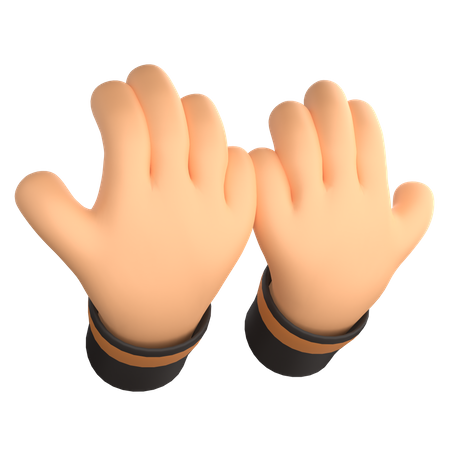 Praying Hand  3D Icon