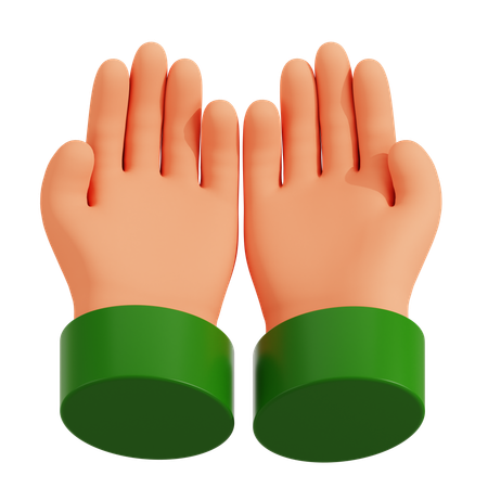 Praying Hand  3D Icon