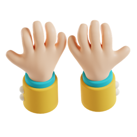 Praying Hand  3D Icon