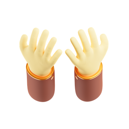 Praying Hand  3D Icon