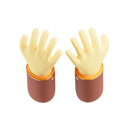 Praying Hand  3D Icon