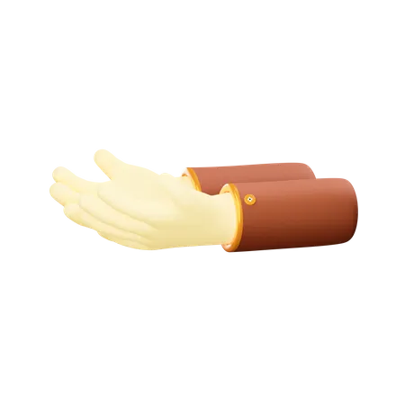 Praying Hand  3D Icon