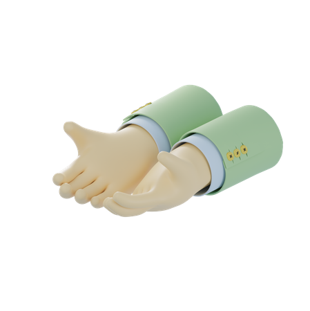 Praying Hand  3D Icon