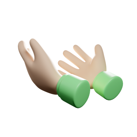 Praying Hand  3D Icon