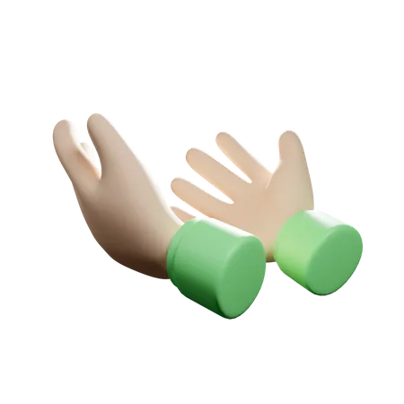 Praying Hand  3D Icon