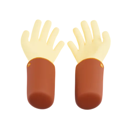 Praying Hand  3D Icon