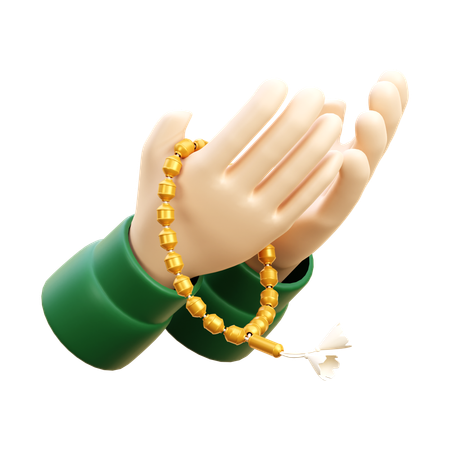 Praying Hand  3D Icon