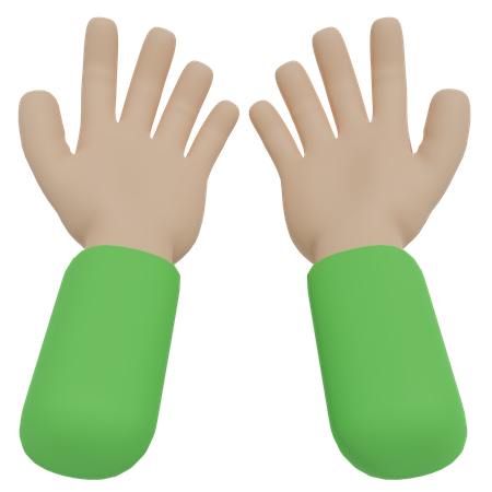 Praying Hand  3D Icon