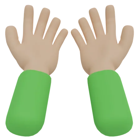 Praying Hand  3D Icon