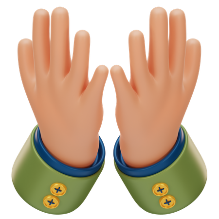 Praying Hand  3D Icon