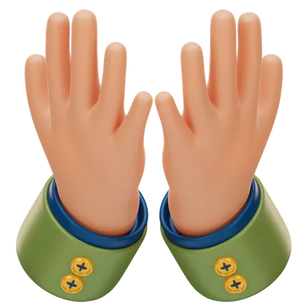 Praying Hand  3D Icon