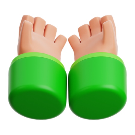 Praying Hand  3D Icon
