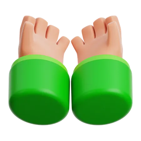 Praying Hand  3D Icon