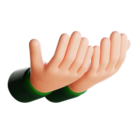 Praying Hand  3D Icon