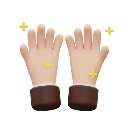 Praying Hand Icon 3D Icon