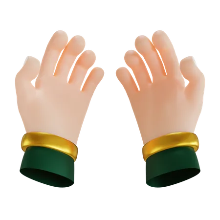 Hands Praying 3 D Illustration 3D Icon