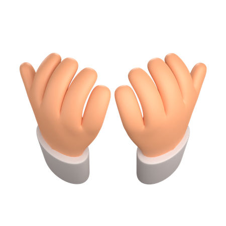Praying Hand 3D Icon